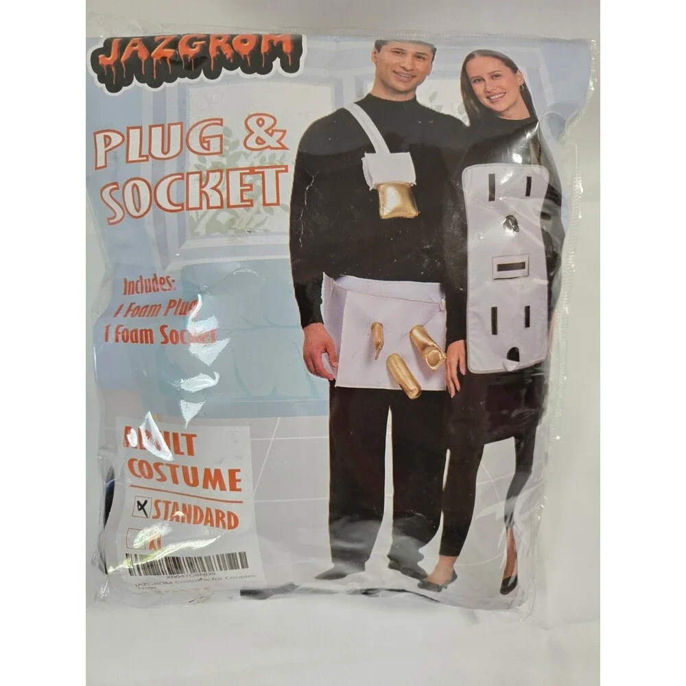 Adult Costume Plug & Socket Unisex Standard Size Spooktacular Creations